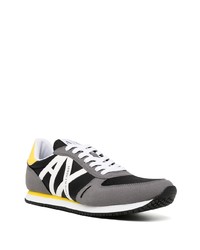 Chaussures de sport gris foncé Armani Exchange