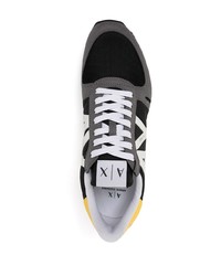 Chaussures de sport gris foncé Armani Exchange