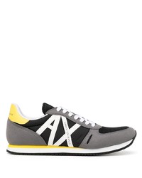 Chaussures de sport gris foncé Armani Exchange