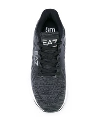 Chaussures de sport gris foncé Ea7 Emporio Armani