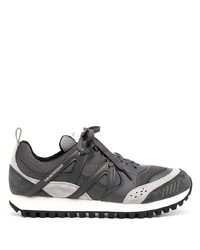 Chaussures de sport gris foncé Emporio Armani