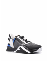 Chaussures de sport gris foncé Fendi