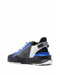 Chaussures de sport gris foncé Fendi