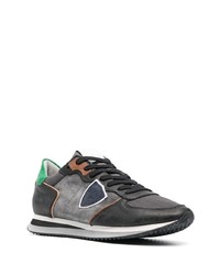 Chaussures de sport gris foncé Philippe Model Paris