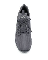 Chaussures de sport gris foncé Ea7 Emporio Armani