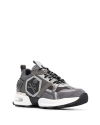Chaussures de sport gris foncé Philipp Plein