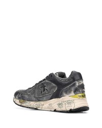 Chaussures de sport gris foncé Premiata