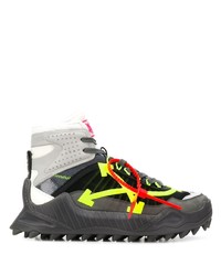 Chaussures de sport gris foncé Off-White