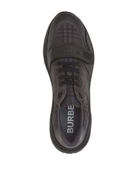 Chaussures de sport gris foncé Burberry