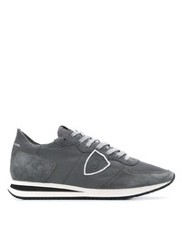 Chaussures de sport gris foncé Philippe Model Paris