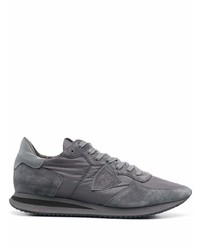 Chaussures de sport gris foncé Philippe Model Paris