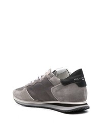 Chaussures de sport gris foncé Philippe Model Paris