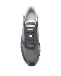 Chaussures de sport gris foncé Brunello Cucinelli