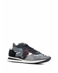 Chaussures de sport gris foncé Philippe Model Paris