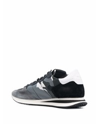 Chaussures de sport gris foncé Philippe Model Paris