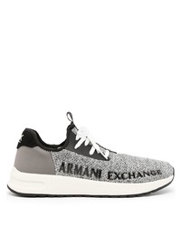 Chaussures de sport grises Armani Exchange