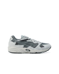 Chaussures de sport grises Asics