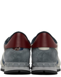 Chaussures de sport grises Valentino Garavani