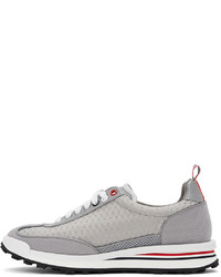 Chaussures de sport grises Thom Browne