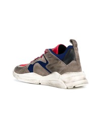 Chaussures de sport grises Moncler