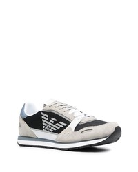 Chaussures de sport grises Emporio Armani