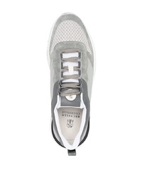 Chaussures de sport grises Brunello Cucinelli