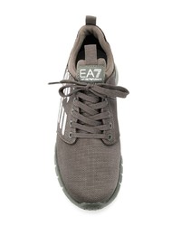 Chaussures de sport grises Ea7 Emporio Armani