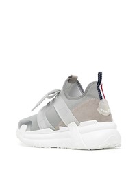 Chaussures de sport grises Moncler