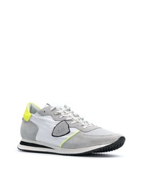 Chaussures de sport grises Philippe Model Paris