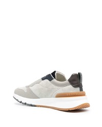 Chaussures de sport grises Brunello Cucinelli