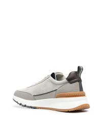 Chaussures de sport grises Brunello Cucinelli