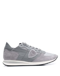 Chaussures de sport grises Philippe Model Paris