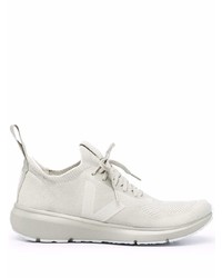 Chaussures de sport grises Rick Owens X Veja