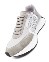 Chaussures de sport grises Alexander McQueen