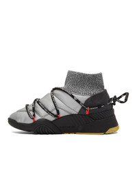 Chaussures de sport grises Adidas Originals By Alexander Wang
