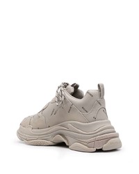 Chaussures de sport grises Balenciaga