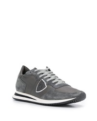 Chaussures de sport grises Philippe Model Paris
