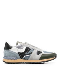 Chaussures de sport grises Valentino Garavani