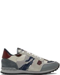 Chaussures de sport grises Valentino Garavani
