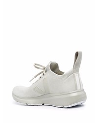 Chaussures de sport grises Rick Owens X Veja