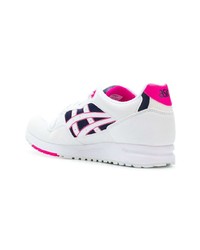 Chaussures de sport imprimées blanches Asics