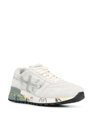 Chaussures de sport imprimées blanches Premiata