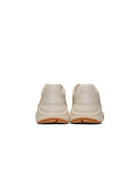 Chaussures de sport imprimées blanches Gucci