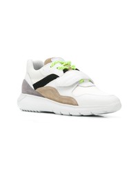 Chaussures de sport imprimées blanches Hogan