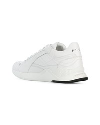 Chaussures de sport imprimées blanches Philipp Plein