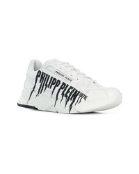 Chaussures de sport imprimées blanches Philipp Plein