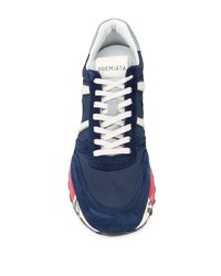 Chaussures de sport imprimées bleu marine Premiata