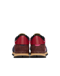 Chaussures de sport imprimées multicolores Valentino
