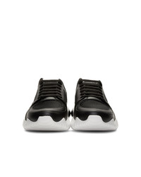 Chaussures de sport imprimées noires Fendi