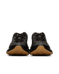 Chaussures de sport imprimées noires Gucci